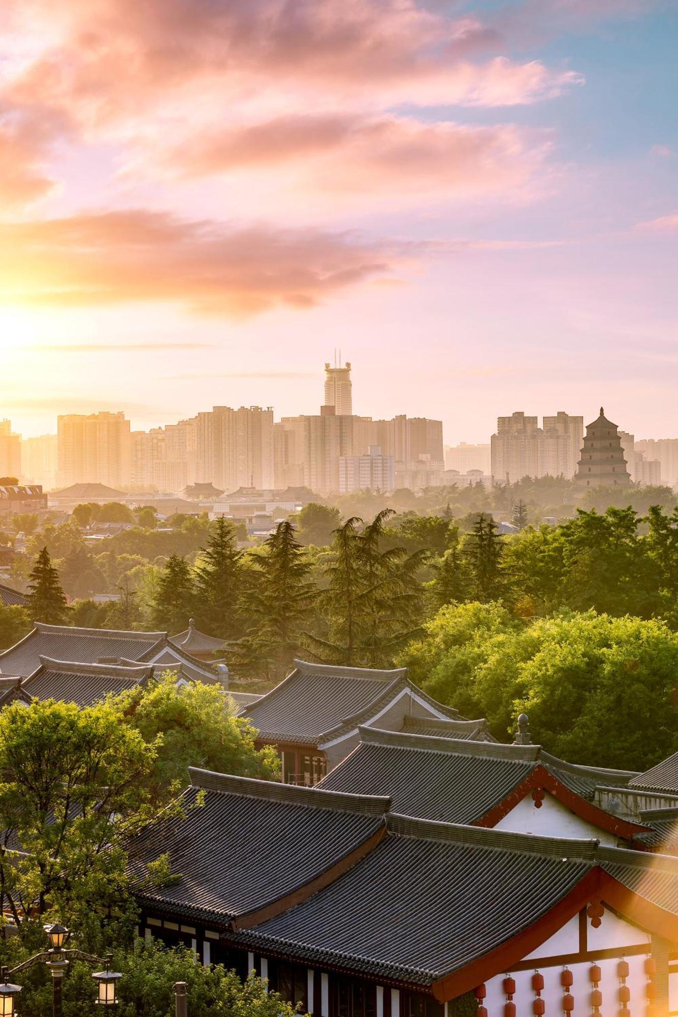 Gran Melia Xi'An Hotell Xi'an  Exteriör bild